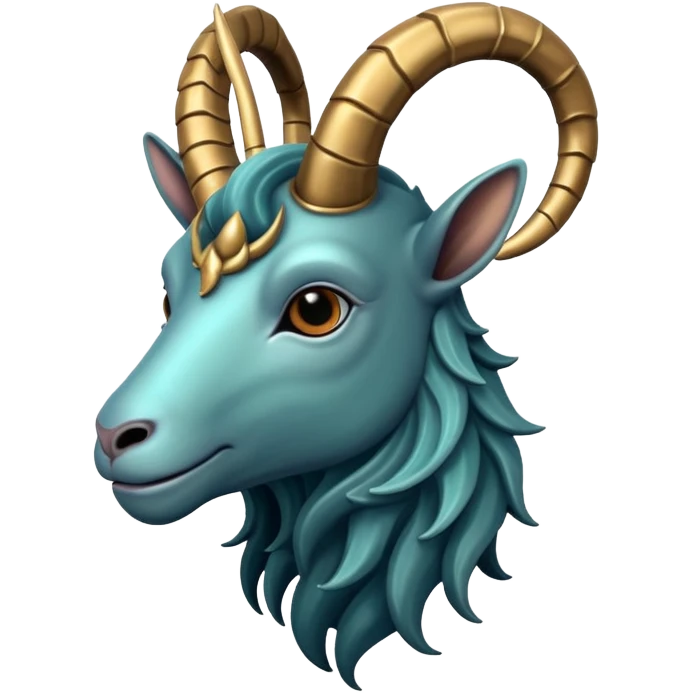 Make a logo for dj with sea goat with a name of Deejay Harris  emoji