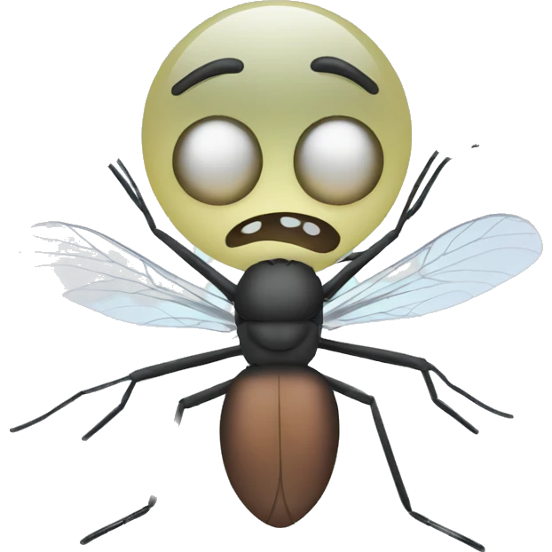 afraid of mosquitoes emoji