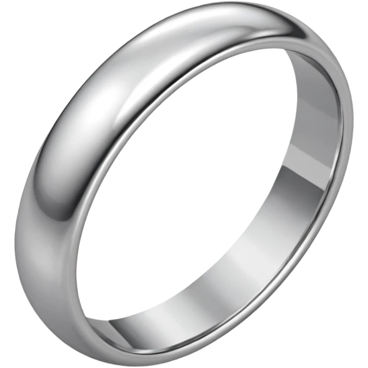 Male wedding ring platinum  emoji