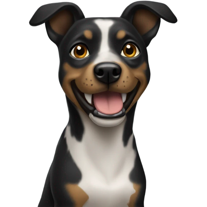 Perro negro chiwuawua emoji