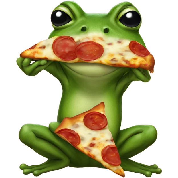 Pizza weed frog emoji