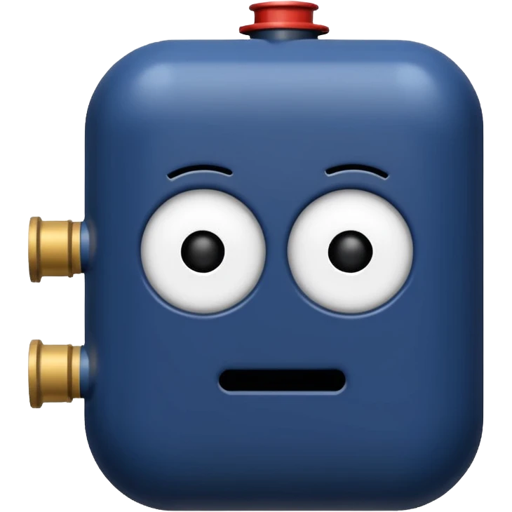navy blue boiler emoji modern no face detailed emoji
