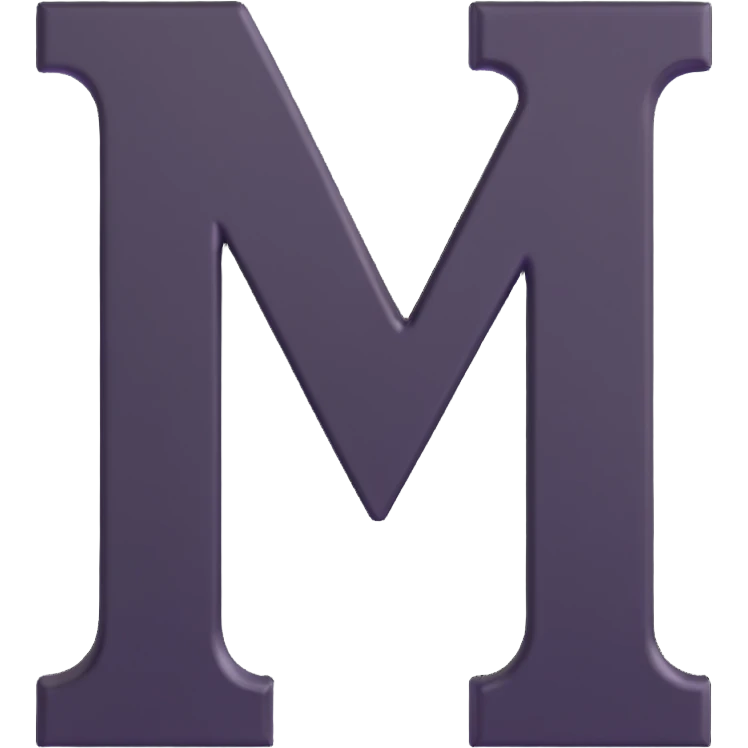 3D metallic letters UYI emoji