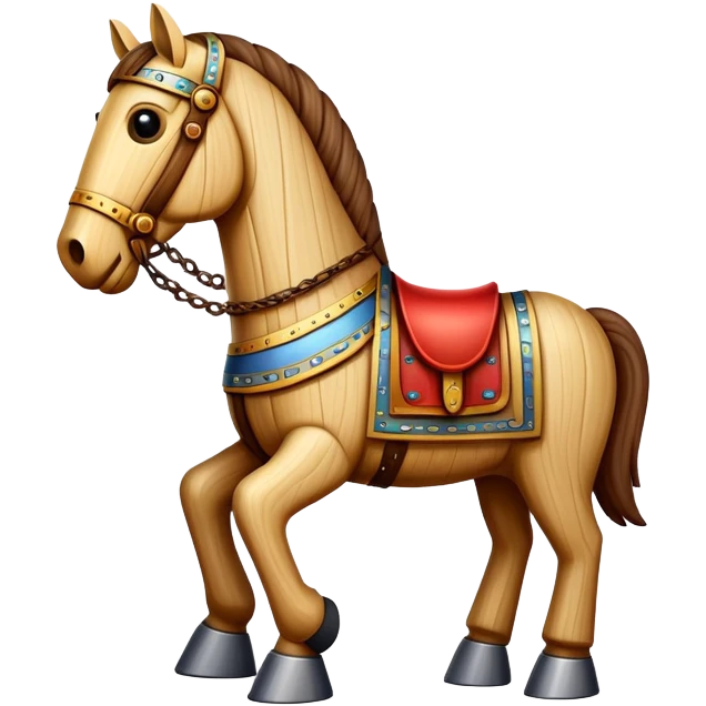 Make a Trojan horse emoji