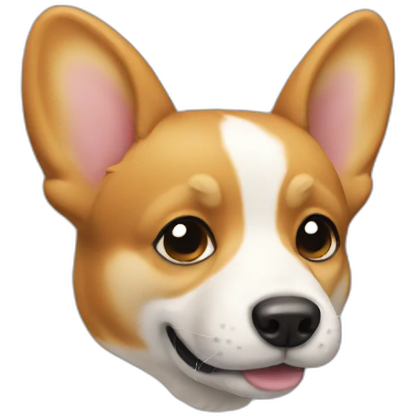 corgy with bent ear emoji
