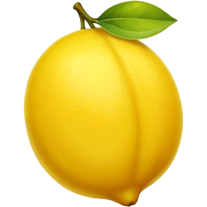 yellow lemon emoji