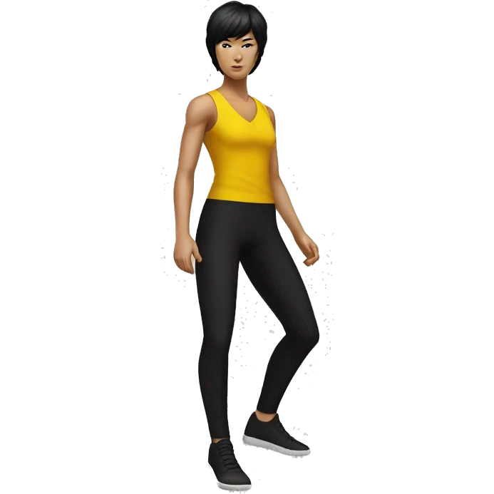female bruce lee emoji