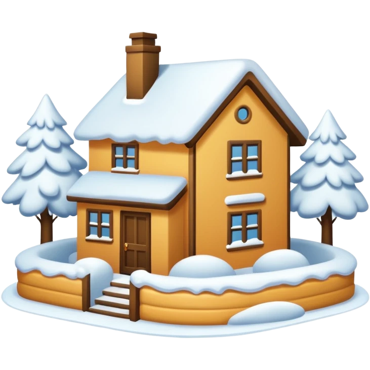 i want a house fully covered with heavy snow, not able to get out emoji emoji