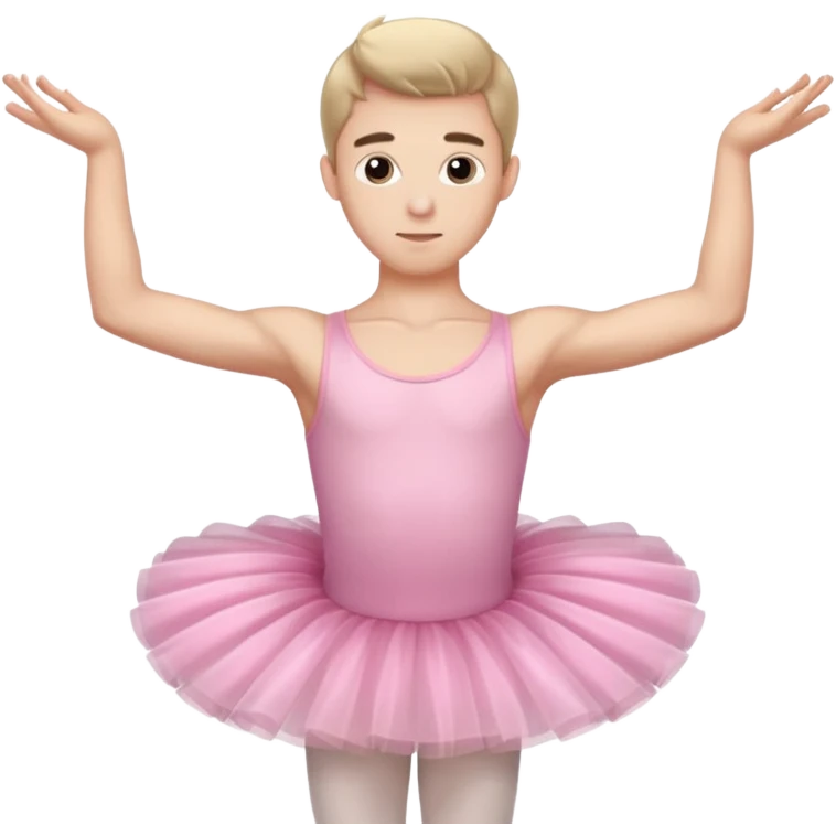 ballerina male si pink emoji