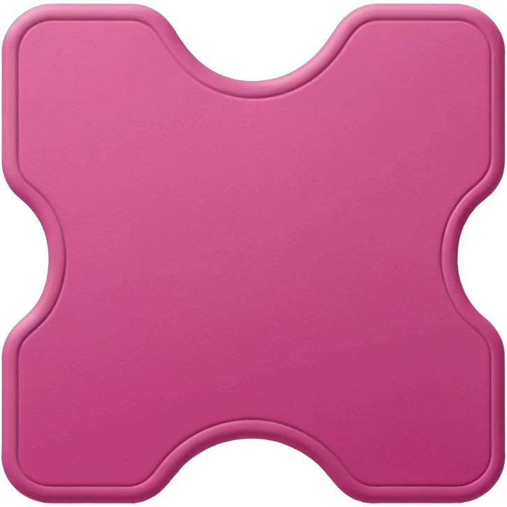 Fitnessmatte in rosa emoji