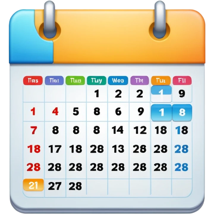 Month emoji