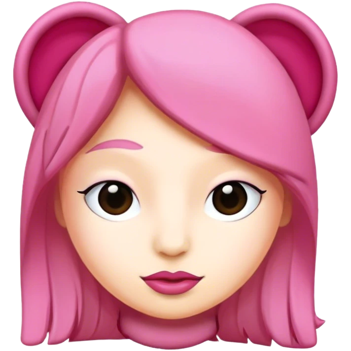 Pembe ayıPembe fincan emoji