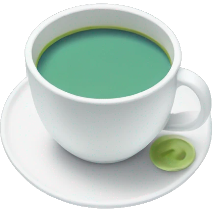 Cup of blue matcha  emoji