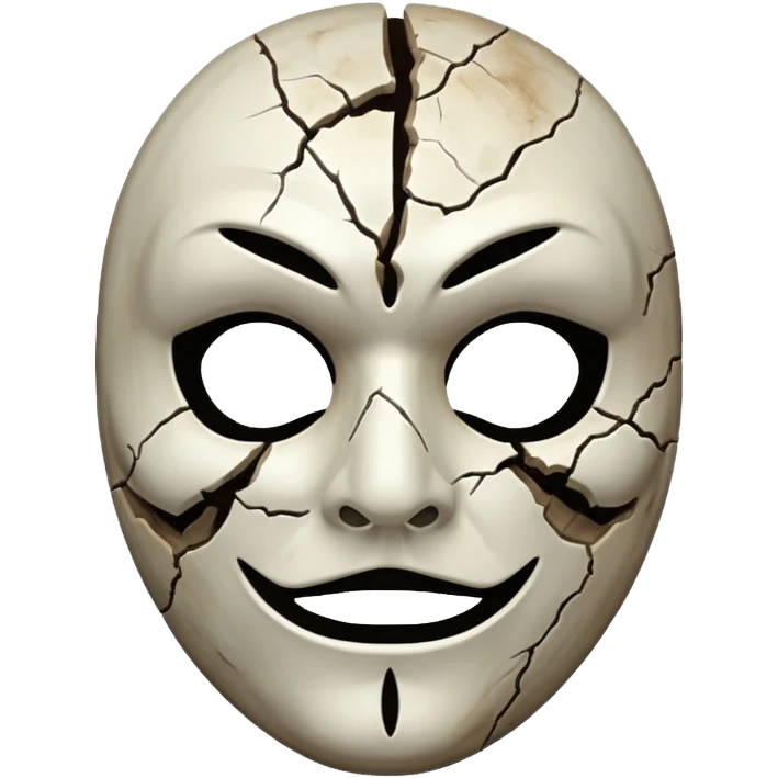 Halloween spooky mask emoji