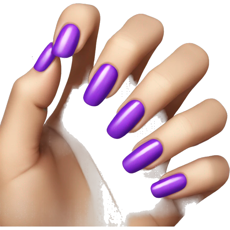 Purple nails emoji