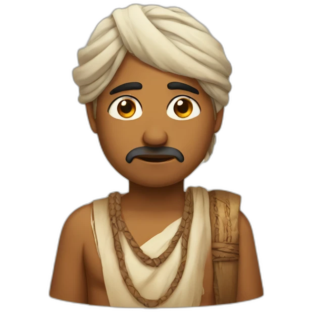 indian mensad emoji