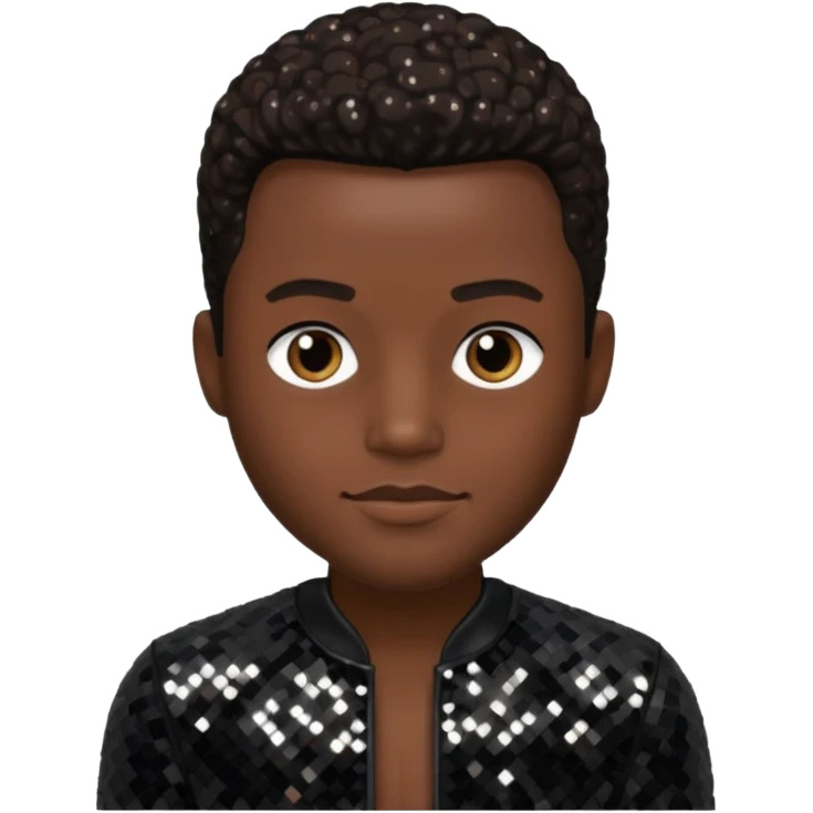 Joel JoJo Hailey from Jodeci/K-Ci & JoJo with dark brown, black sequin outfit emoji