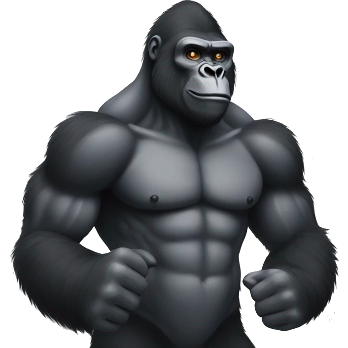 Gorilla muscle emoji