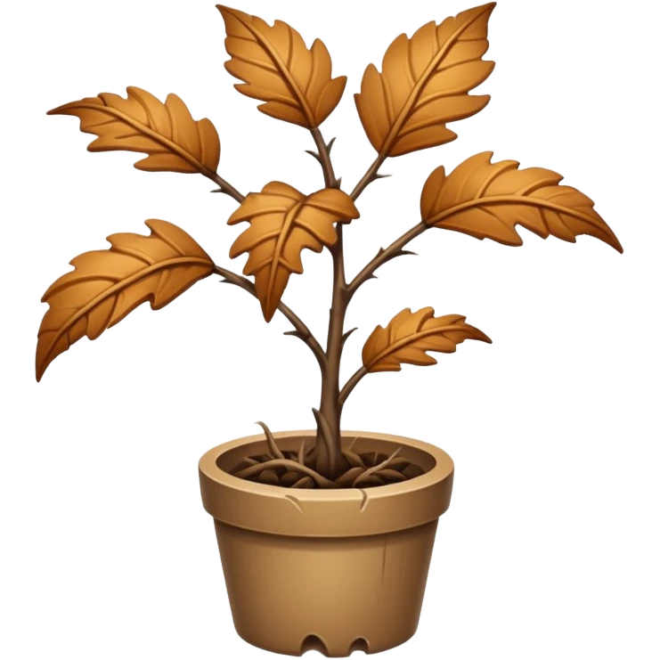 росток завял
 emoji