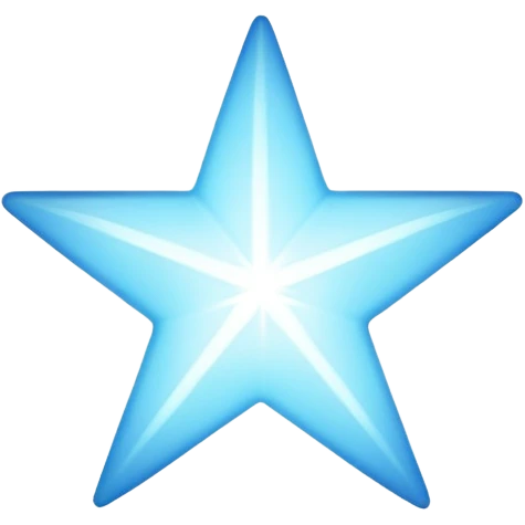 Light blue star emoji