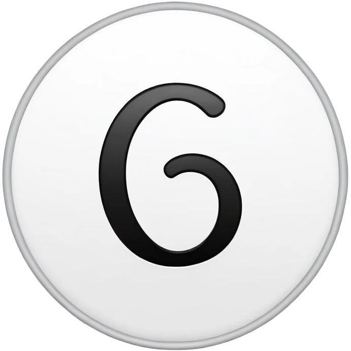 White circle with black correct symbol inside emoji