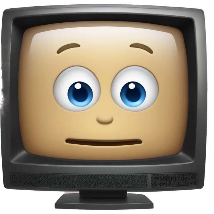 LCD television emoji