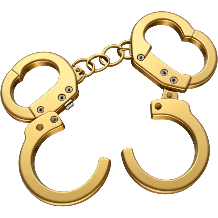 Golden hand cuffs emoji