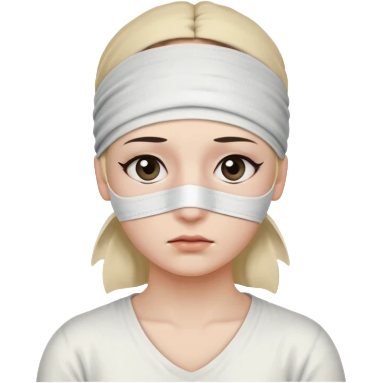 sick with a head bandage emoji