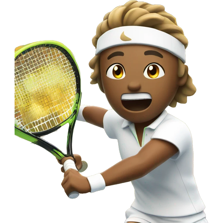 Tennis explosion emoji