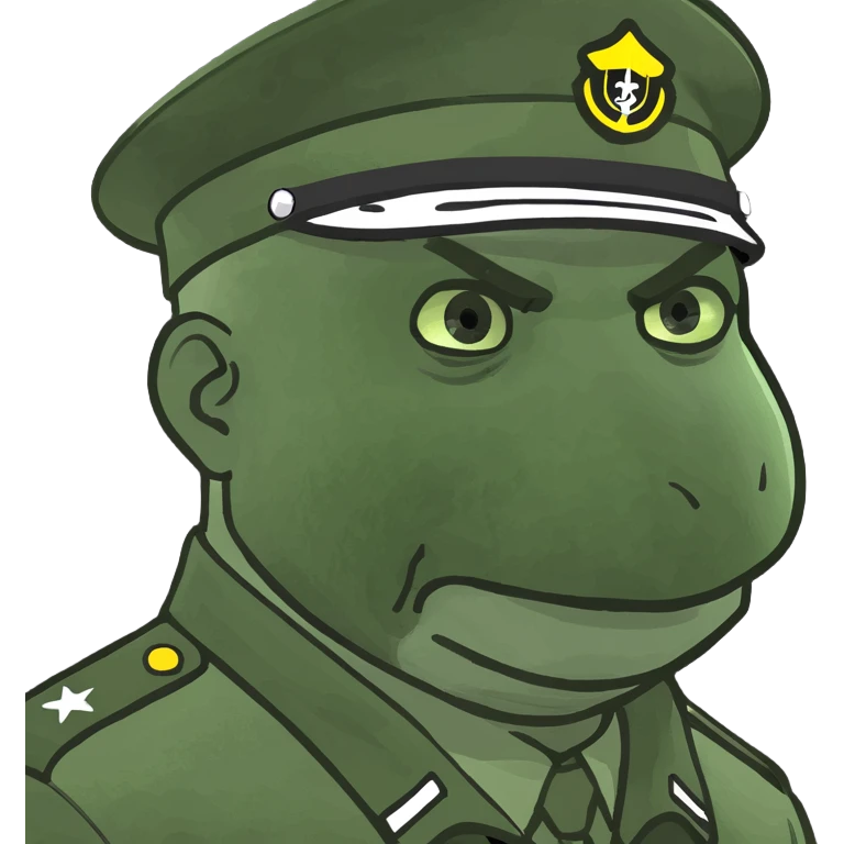 Militar feo emoji