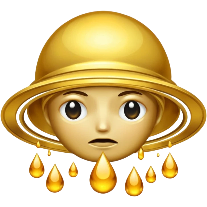 saturn crying  emoji