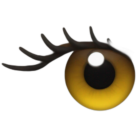 Beautiful eye with eyebrow  emoji