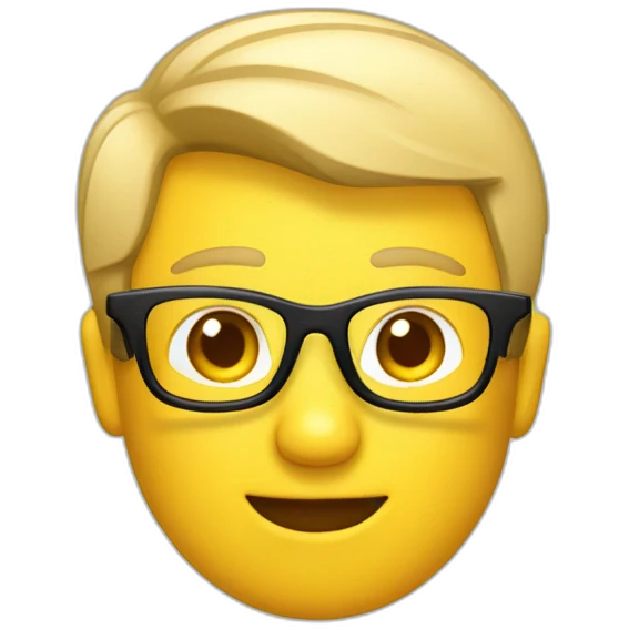 Hi emojis mit Brille Kopfhörer emoji