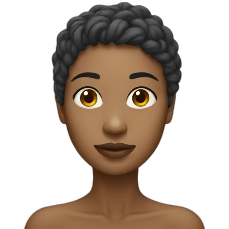 noode woman without cloth emoji