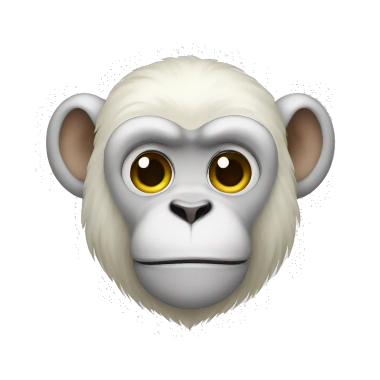 White monkey emoji