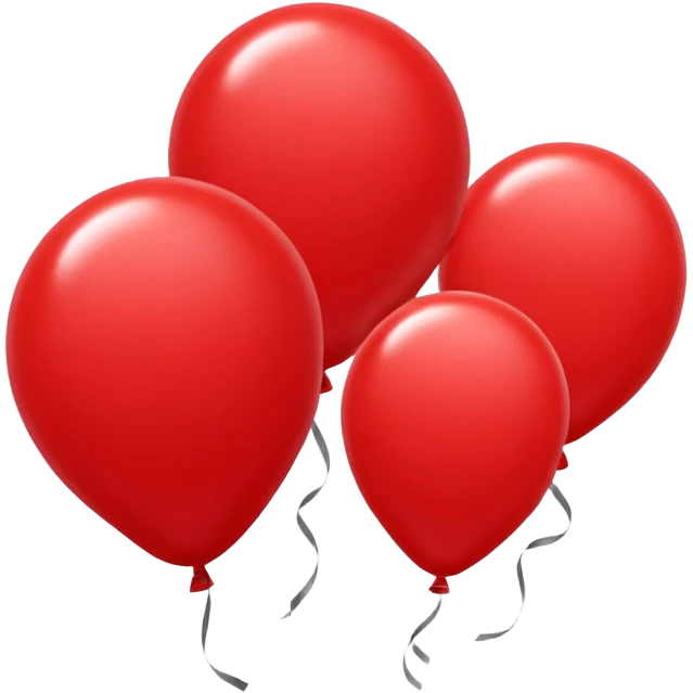 red balloons emoji