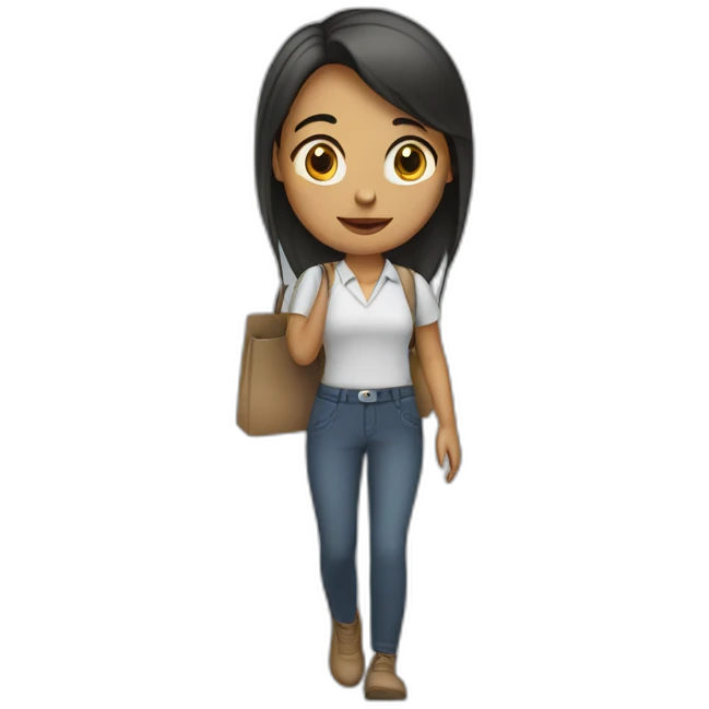 girl leaving her job emoji