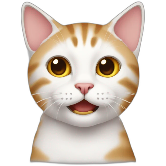 Cat injures man emoji