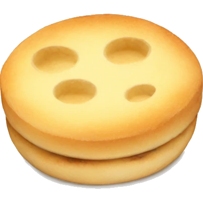 one english muffin emoji