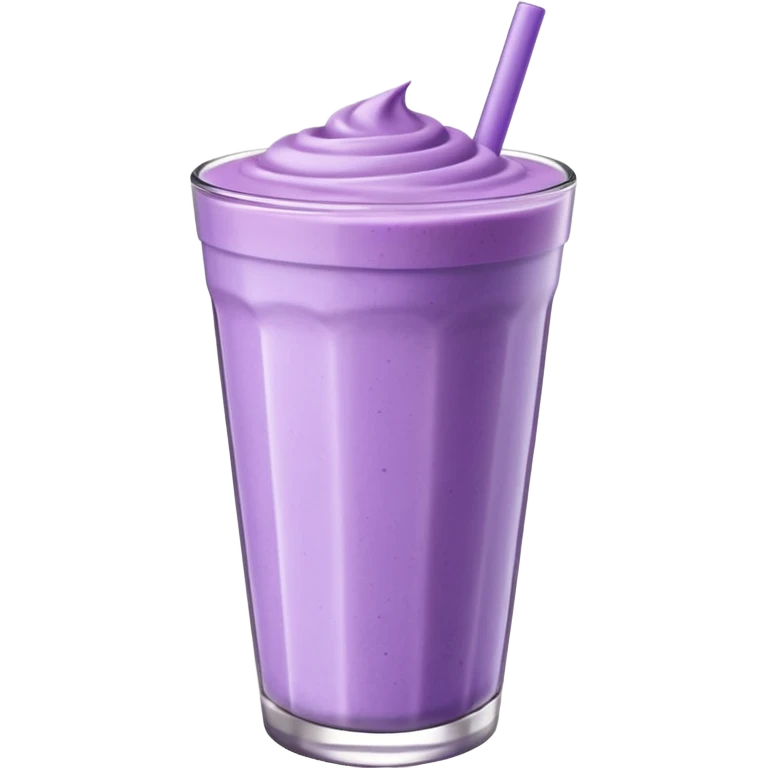 Bol de smoothie violet pastel et blanc emoji
