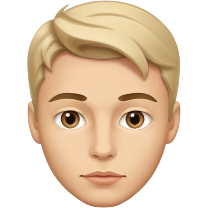 At five feet eleven and Caucasian,  a male model. He had full lips and feline eyes. emoji