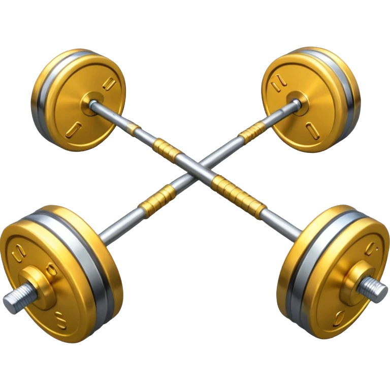 a barbell emoji