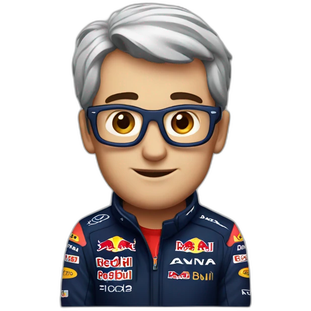 red bull racing F1 fan emoji