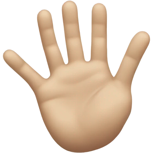 Helping hand emoji