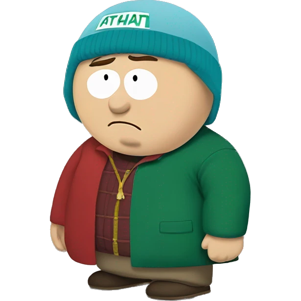 eric cartman from south park saying whateva whateva  emoji