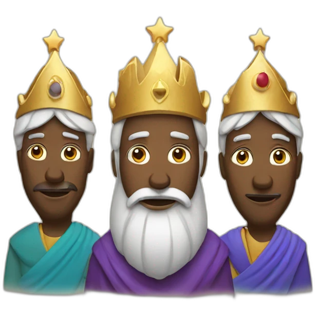 three wise men emoji