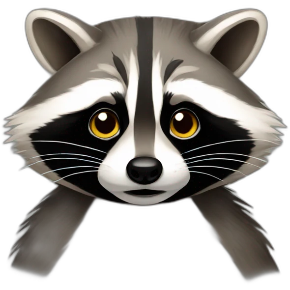 Raccoon emoji