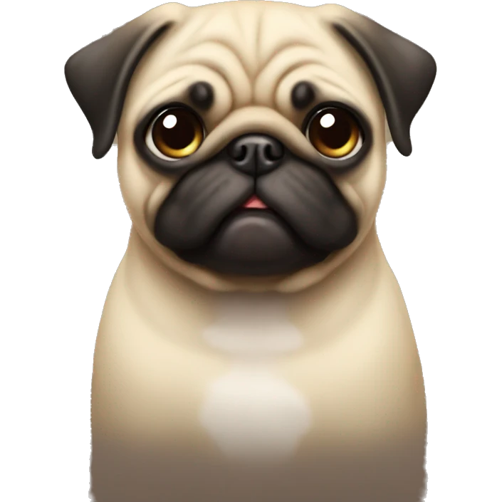 little pug emoji