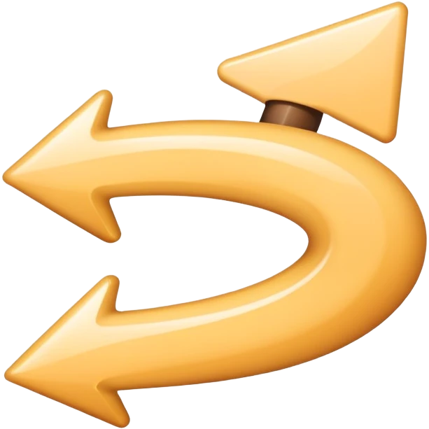 Cream right arrow emoji
