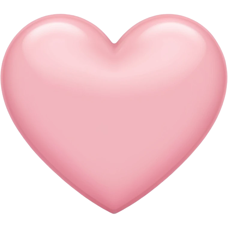 Light pink heart emoji